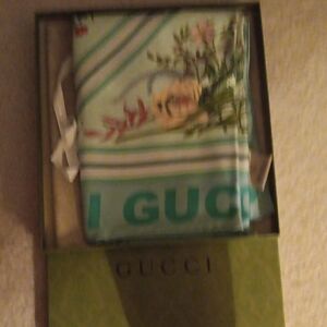 Gucci Green and Cream Accessory